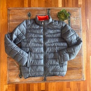 Scotch & Soda Charcoal Puffer Jacket
